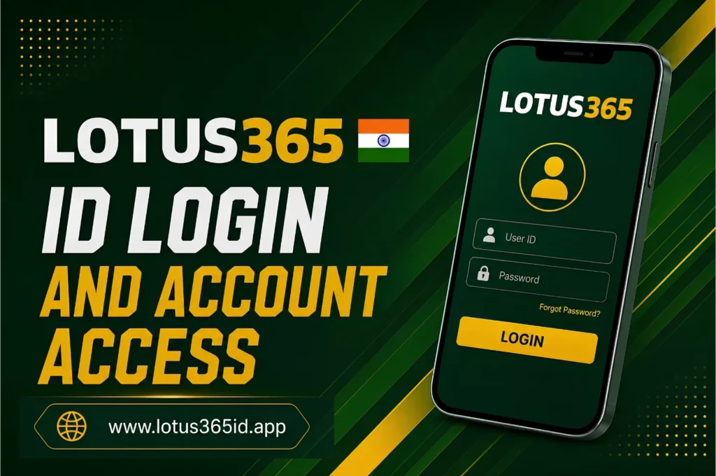 Lotus365 ID login and account access